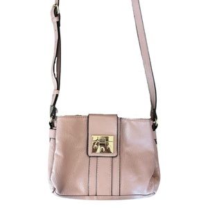 Dusty pink crossbody purse